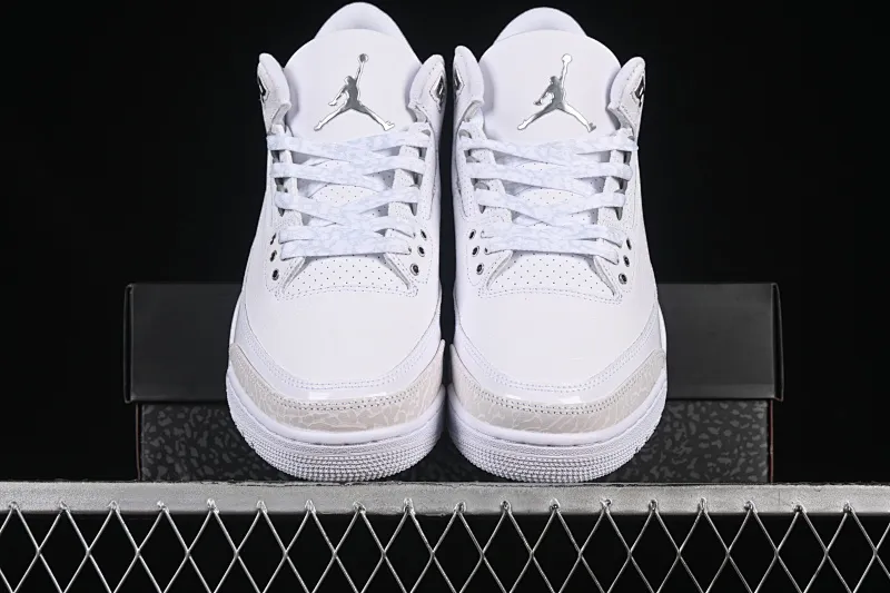 All categories Air Jordan Jordan series basketball shoes Air Jordan 3 Air Jordan 3 Retro "Pure Money" AJ3 Joe 3 replica white cat CT8532-111
